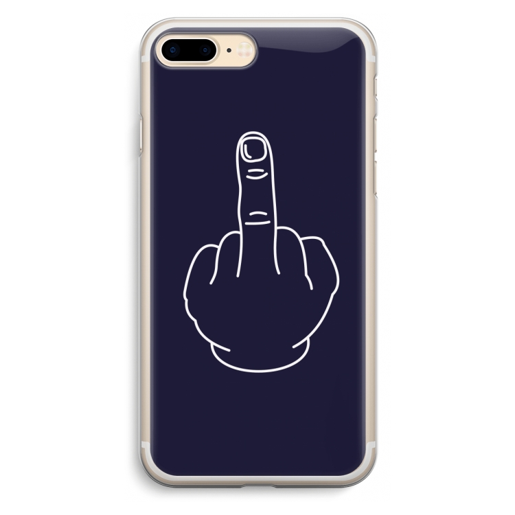 F**k U: iPhone 7 Plus Transparant Hoesje