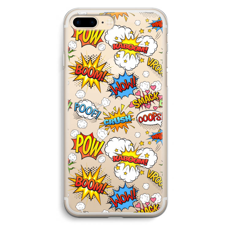 Pow Smack: iPhone 7 Plus Transparant Hoesje