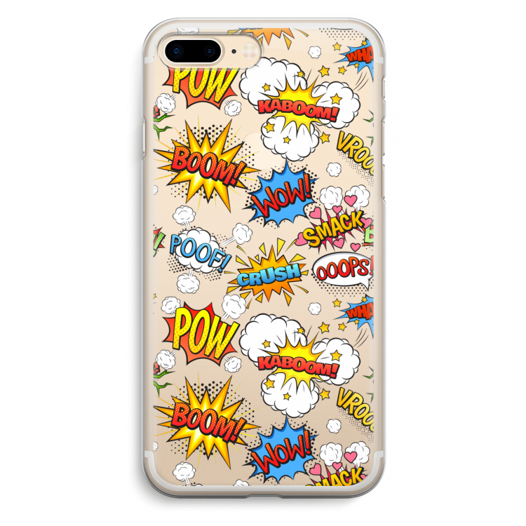 Pow Smack: iPhone 7 Plus Transparant Hoesje
