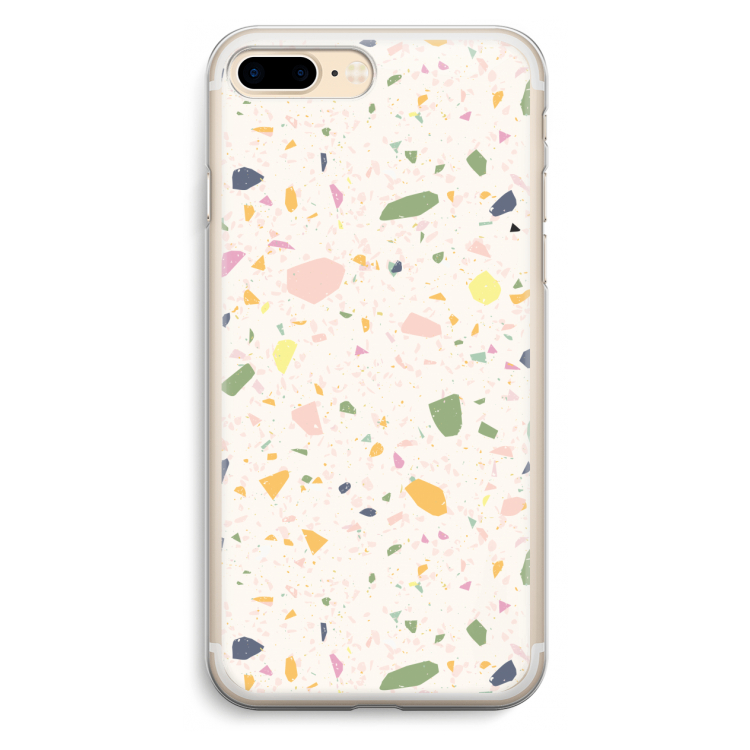 Terrazzo N°21: iPhone 7 Plus Transparant Hoesje