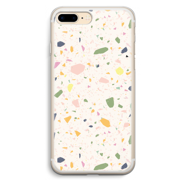 Terrazzo N°21: iPhone 7 Plus Transparant Hoesje