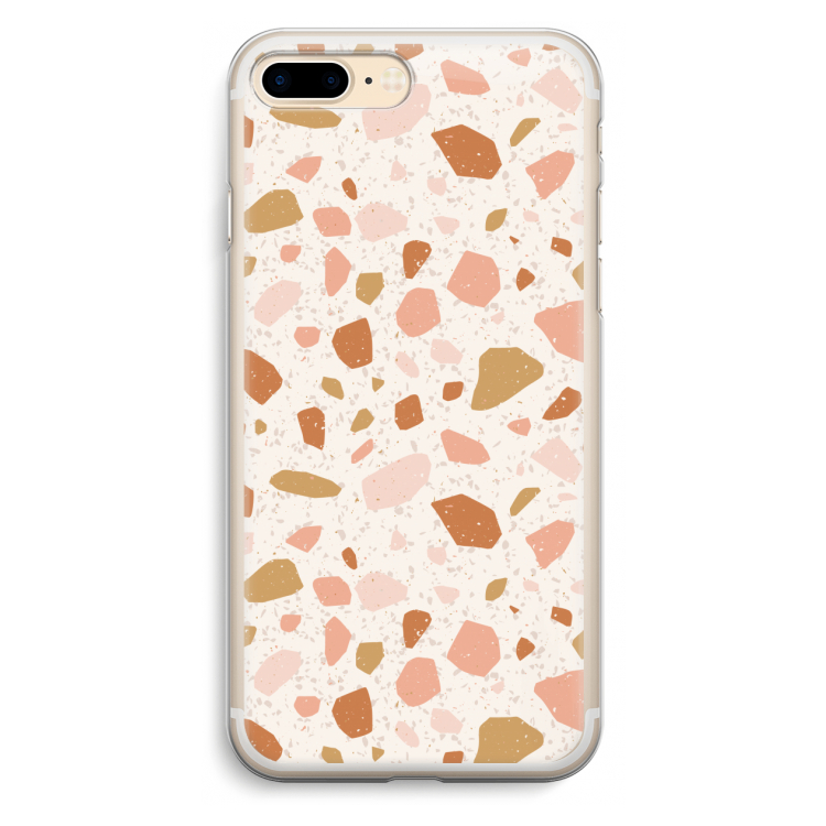 Terrazzo N°18: iPhone 7 Plus Transparant Hoesje