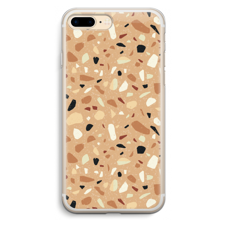 Terrazzo N°17: iPhone 7 Plus Transparant Hoesje