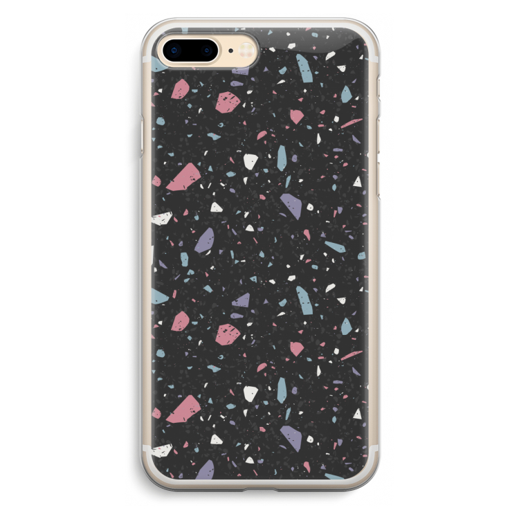 Terrazzo N°16: iPhone 7 Plus Transparant Hoesje