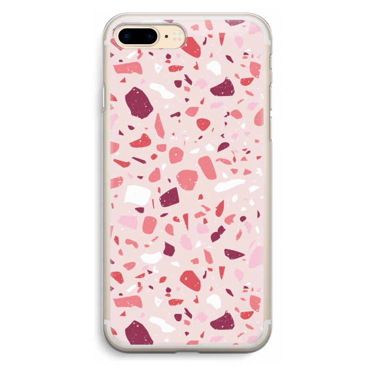 Terrazzo N°15: iPhone 7 Plus Transparant Hoesje