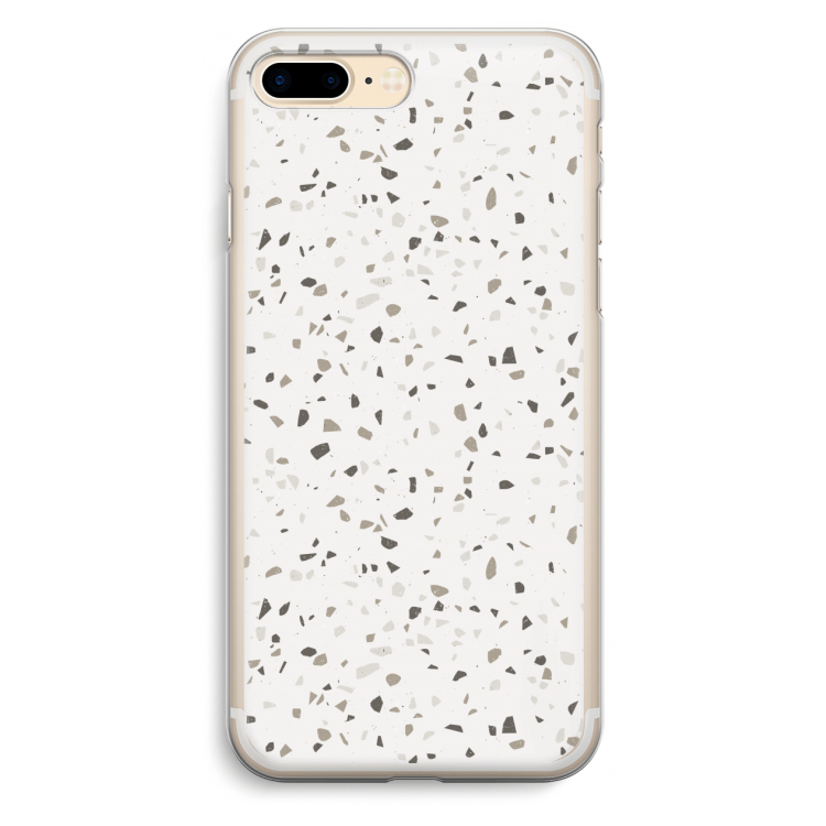 Terrazzo N°14: iPhone 7 Plus Transparant Hoesje