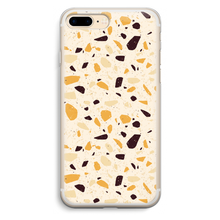 Terrazzo N°13: iPhone 7 Plus Transparant Hoesje