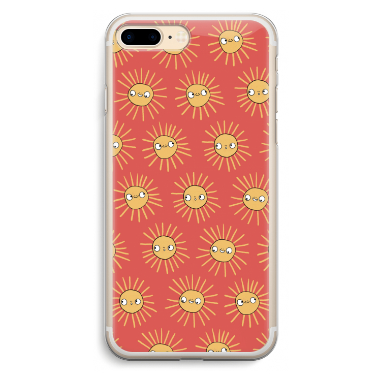 Zon: iPhone 7 Plus Transparant Hoesje