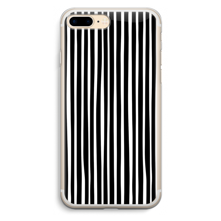 Stripes: iPhone 7 Plus Transparant Hoesje