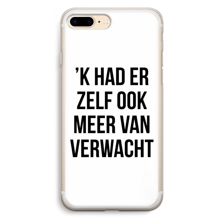 Meer verwacht: iPhone 7 Plus Transparant Hoesje