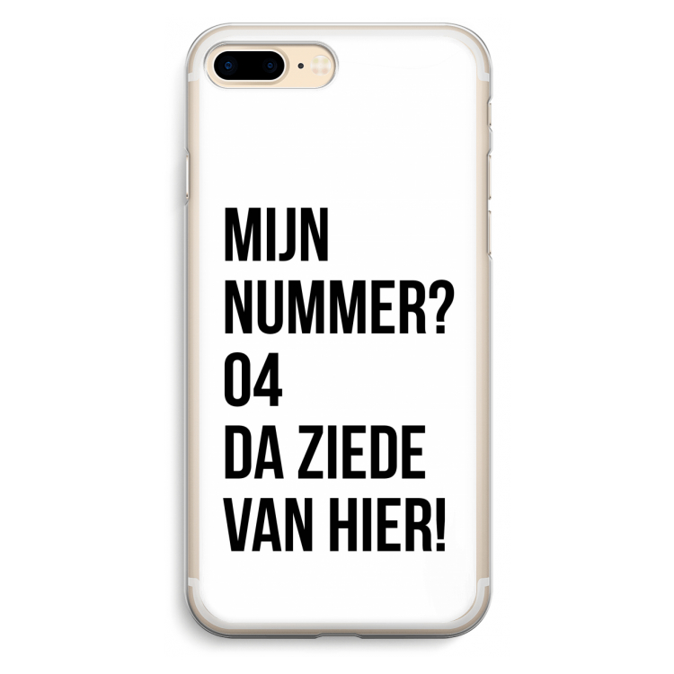 Da ziede van hier: iPhone 7 Plus Transparant Hoesje