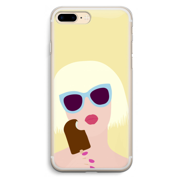 Ice cream: iPhone 7 Plus Transparant Hoesje