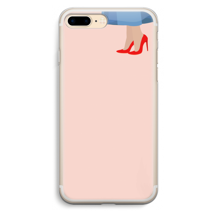High heels: iPhone 7 Plus Transparant Hoesje