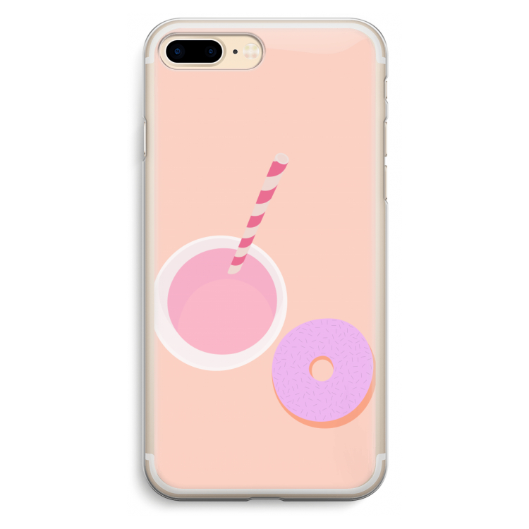 Donut: iPhone 7 Plus Transparant Hoesje