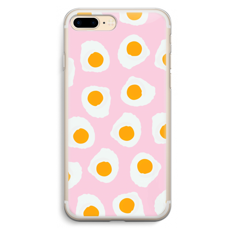 Dancing eggs: iPhone 7 Plus Transparant Hoesje