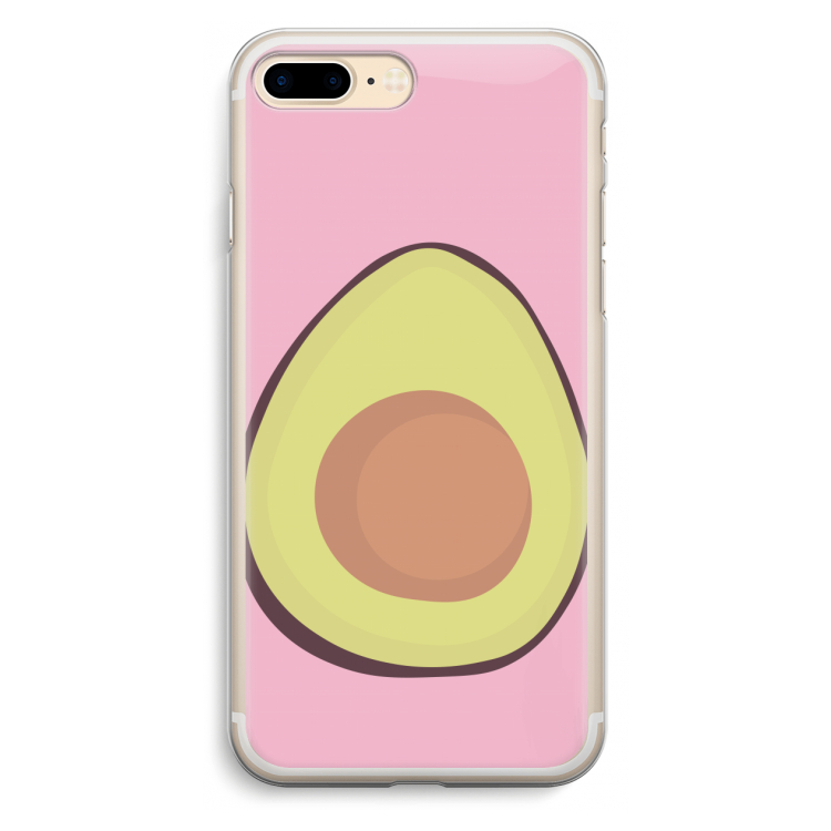 Avocado: iPhone 7 Plus Transparant Hoesje