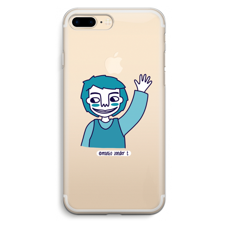 Zwaai: iPhone 7 Plus Transparant Hoesje