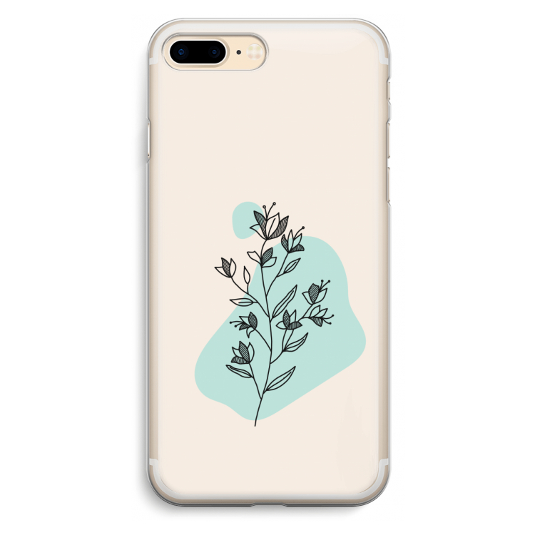 Violets are blue: iPhone 7 Plus Transparant Hoesje
