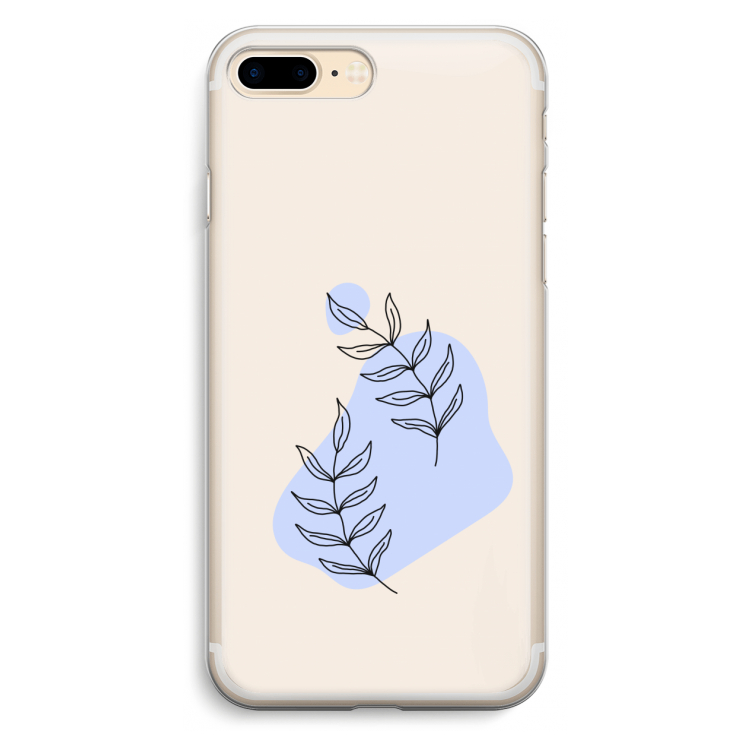 Leaf me if you can: iPhone 7 Plus Transparant Hoesje