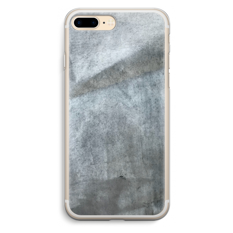 Grey Stone: iPhone 7 Plus Transparant Hoesje