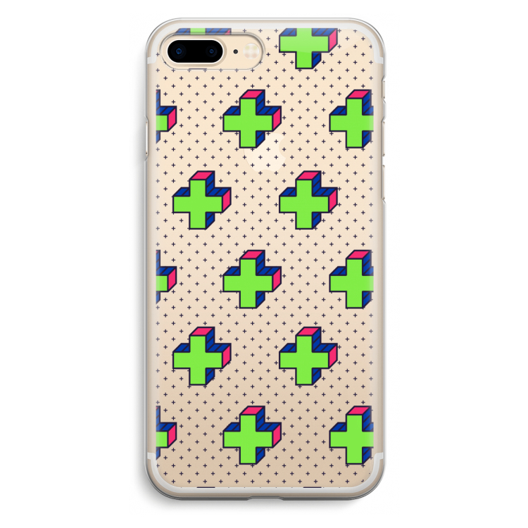 8-bit N°10: iPhone 7 Plus Transparant Hoesje
