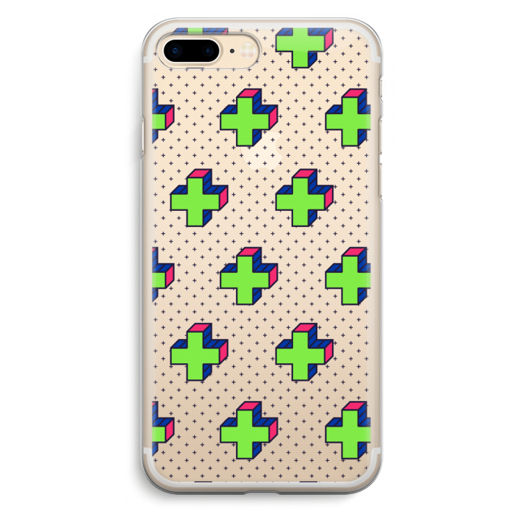 8-bit N°10: iPhone 7 Plus Transparant Hoesje