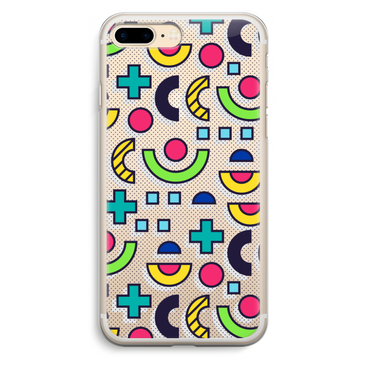 8-bit N°6: iPhone 7 Plus Transparant Hoesje