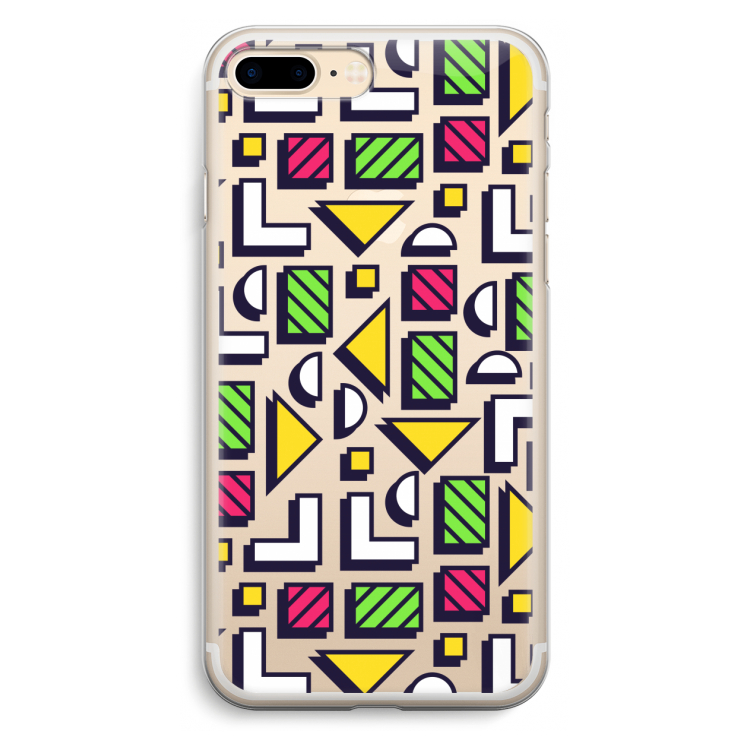 8-bit N°4: iPhone 7 Plus Transparant Hoesje