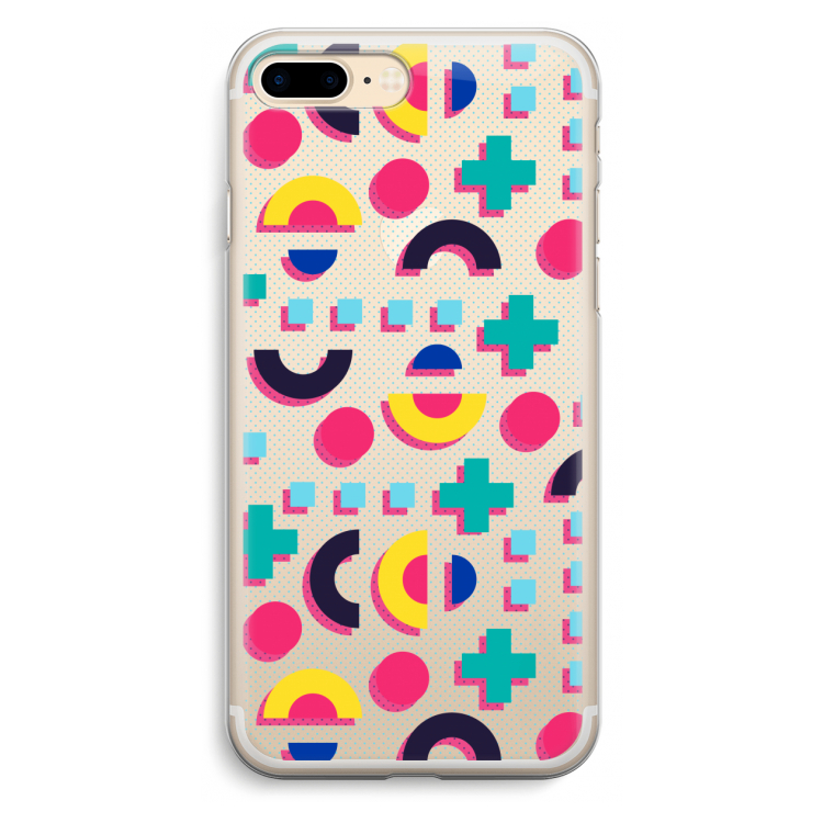 8-bit N°2: iPhone 7 Plus Transparant Hoesje