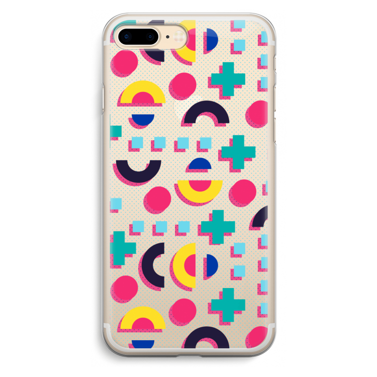8-bit N°2: iPhone 7 Plus Transparant Hoesje
