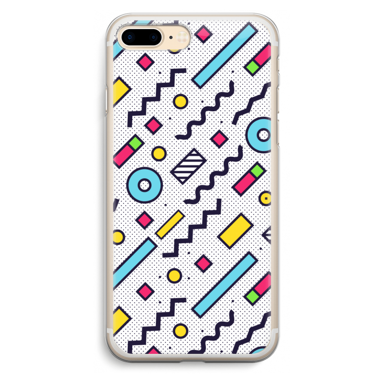 8-bit N°8: iPhone 7 Plus Transparant Hoesje