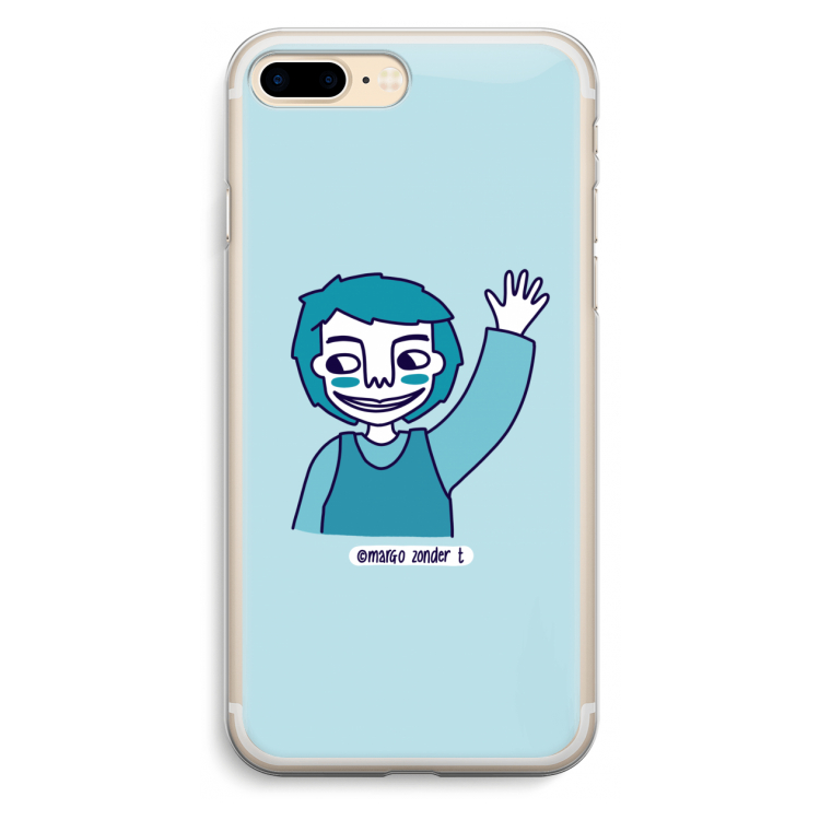 Zwaai: iPhone 7 Plus Transparant Hoesje