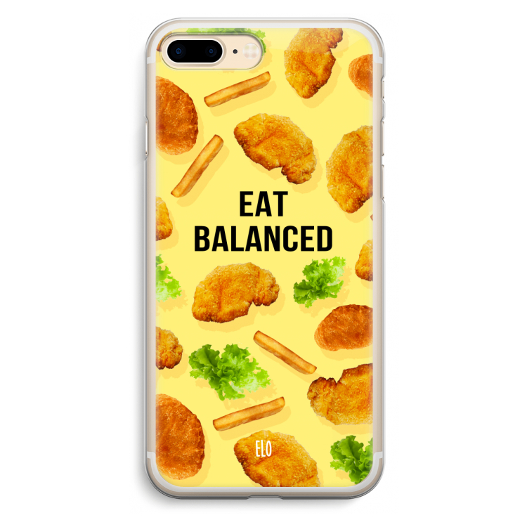 Eat Balanced: iPhone 7 Plus Transparant Hoesje