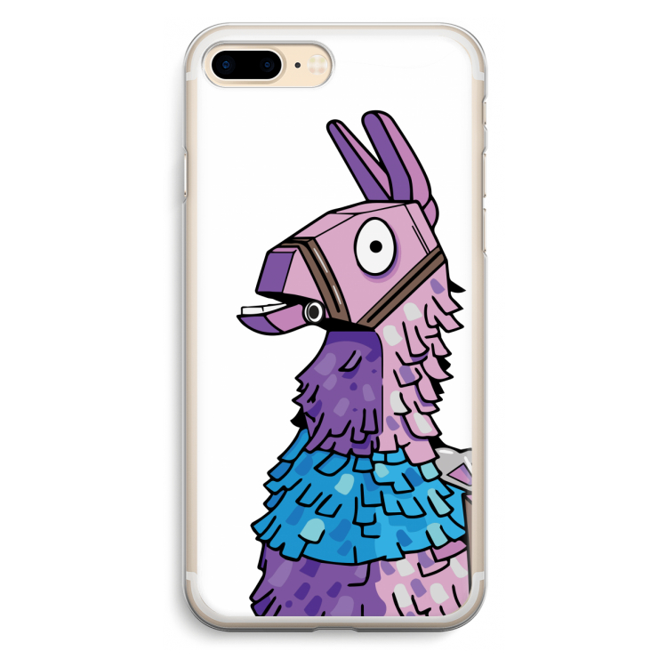 Lama: iPhone 7 Plus Transparant Hoesje