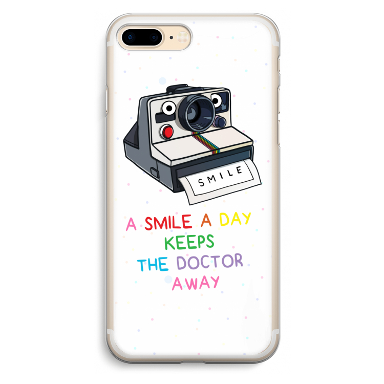 Smile: iPhone 7 Plus Transparant Hoesje