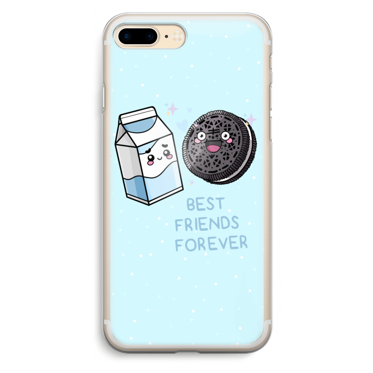 Best Friend Forever: iPhone 7 Plus Transparant Hoesje