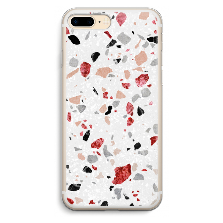 Terrazzo N°12: iPhone 7 Plus Transparant Hoesje