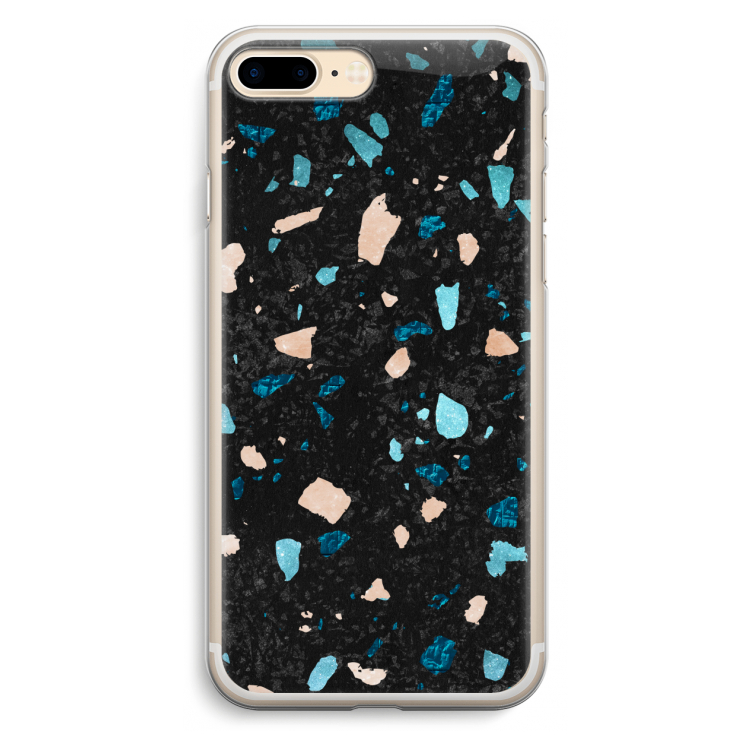Terrazzo N°11: iPhone 7 Plus Transparant Hoesje