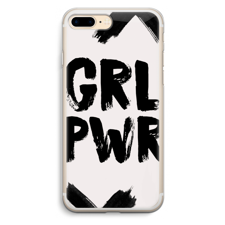Girl Power #2: iPhone 7 Plus Transparant Hoesje