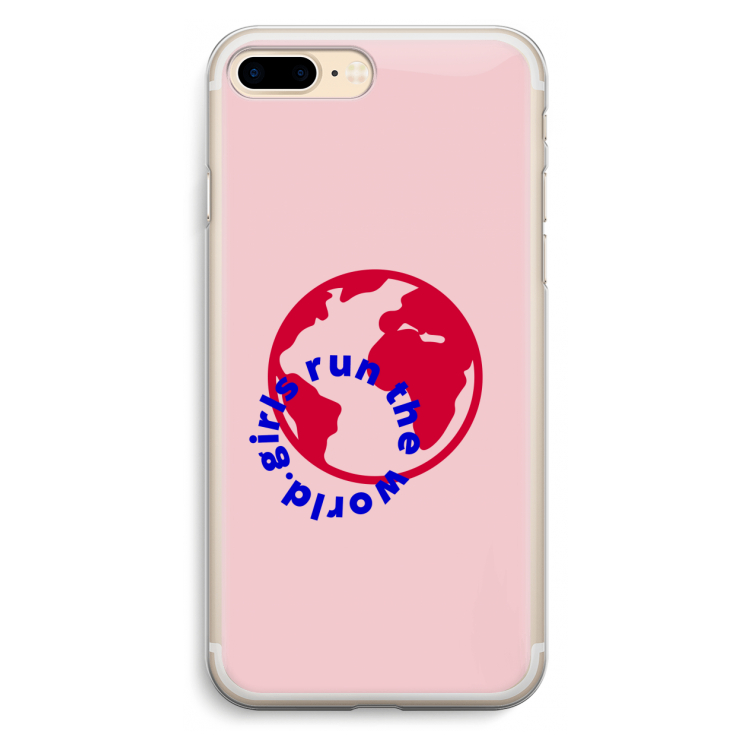 Run The World: iPhone 7 Plus Transparant Hoesje
