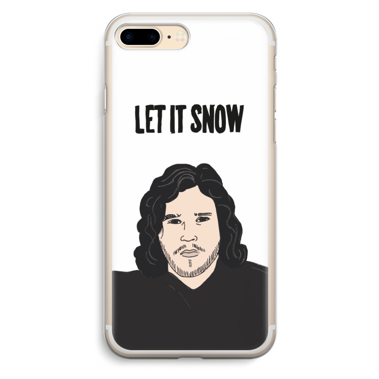 Let It Snow: iPhone 7 Plus Transparant Hoesje