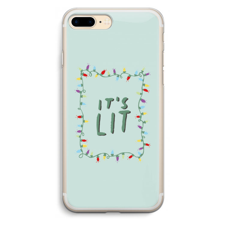 It's Lit: iPhone 7 Plus Transparant Hoesje