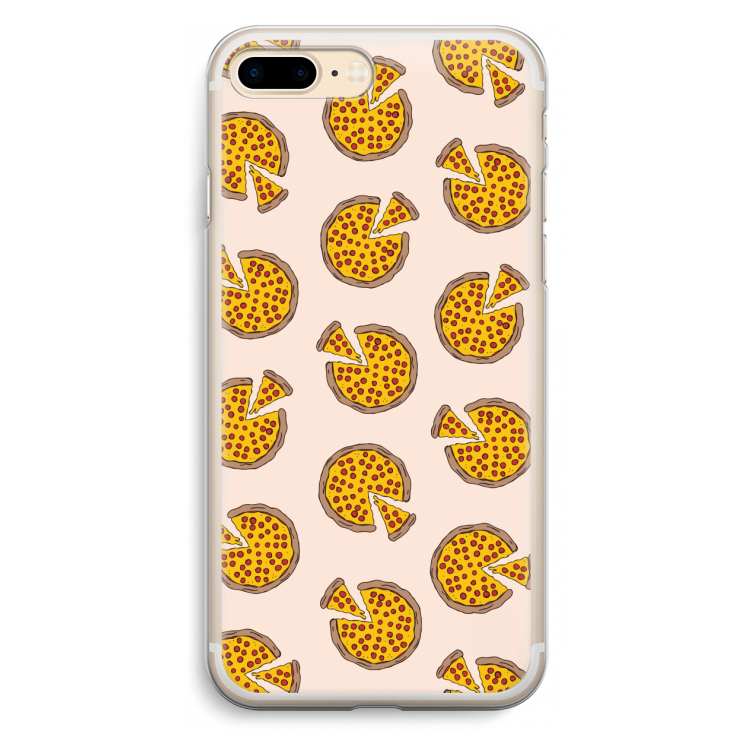 You Had Me At Pizza: iPhone 7 Plus Transparant Hoesje