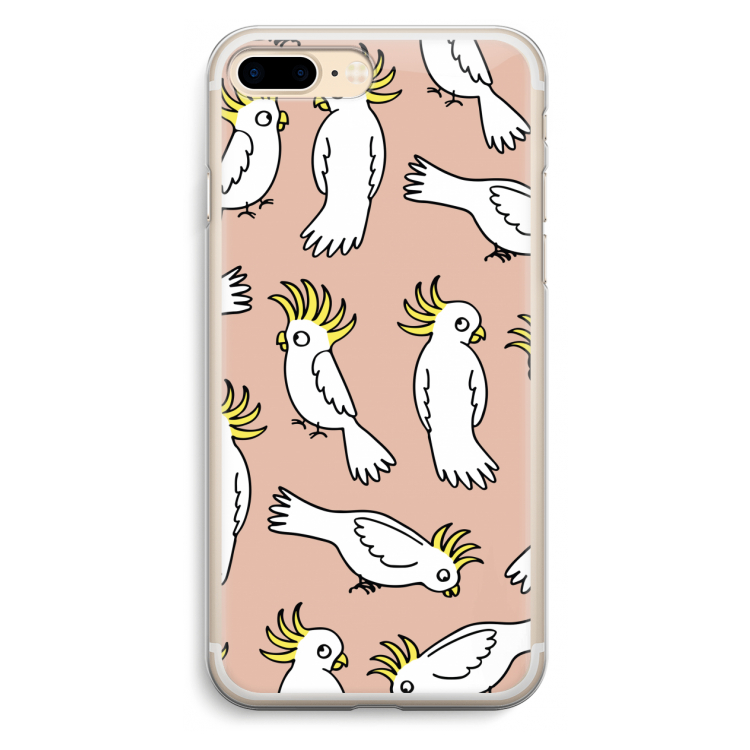 Papegaai: iPhone 7 Plus Transparant Hoesje