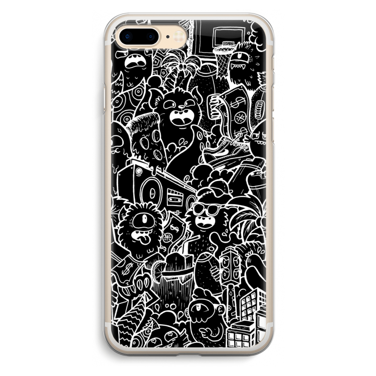 Vexx Black City : iPhone 7 Plus Transparant Hoesje