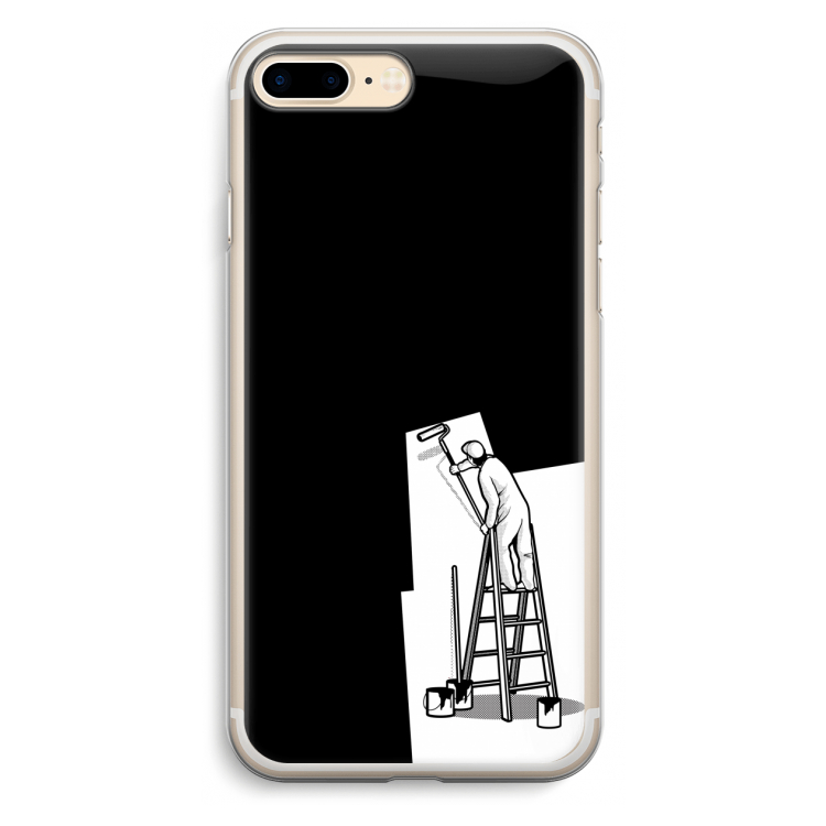 Musketon Painter: iPhone 7 Plus Transparant Hoesje