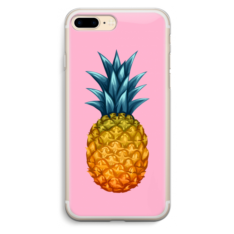 Grote ananas: iPhone 7 Plus Transparant Hoesje