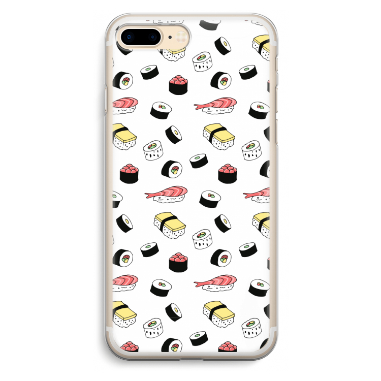 Sushi time: iPhone 7 Plus Transparant Hoesje