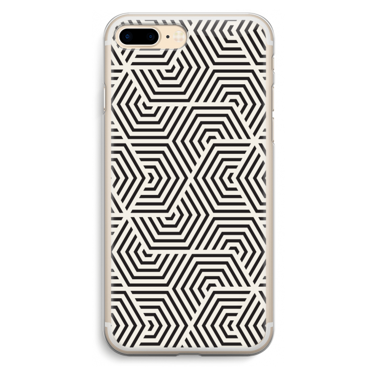 Magic pattern: iPhone 7 Plus Transparant Hoesje