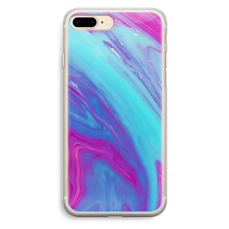 Zweverige regenboog: iPhone 7 Plus Transparant Hoesje